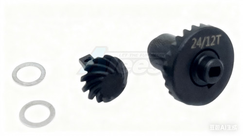 Hobby Plus Hobby Plus 1/18 Terranaut 8x8 Machined Hd Helical Cut Pinion And Ring Gear (12T/24T )
