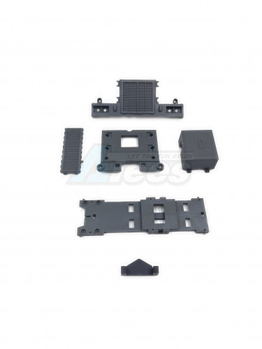 Hobby Plus Hobby Plus 1/18 Terranaut 8x8 Terranaut Front Grill & Body Parts ( Grey )