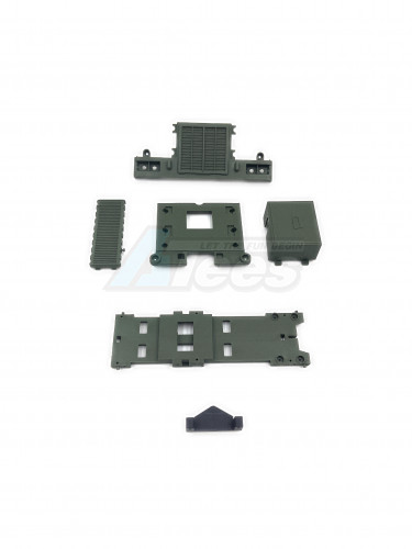 Hobby Plus Hobby Plus 1/18 Terranaut 8x8 Terranaut Front Grill & Body Parts ( Green )