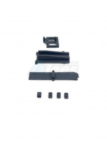 Hobby Plus Hobby Plus 1/18 Terranaut 8x8 Terranaut Shift Servo Mount & Body Mounting Parts ( Grey )