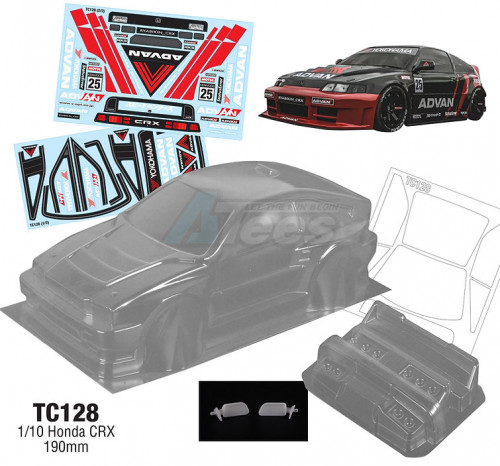 Team C Miscellaneous All 1/10 Honda CRX 190mm