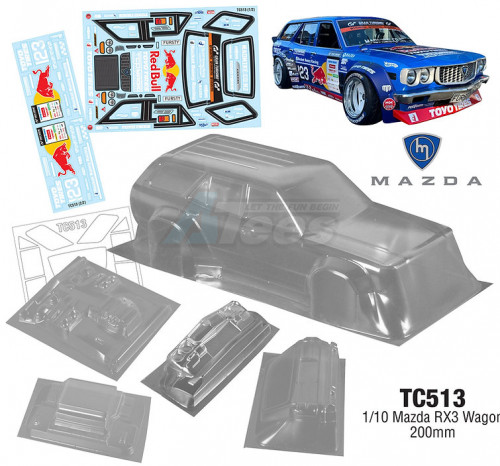 Team C Miscellaneous All 1/10 Mazda RX3 Wagon 200mm