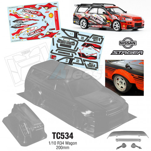Team C Miscellaneous All 1/10 Nissan R34 Wagon 200mm