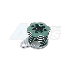 3Racing Kyosho Mini Inferno Speed Control Engine Heatsink For Mini Inferno - Green/SSG