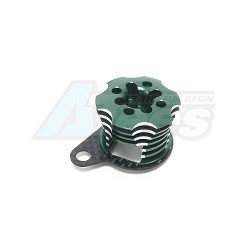 3Racing Kyosho Mini Inferno Speed Control Engine Heatsink For Mini Inferno - Green/Woven