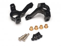 Boom Racing Axial SCX10 Aluminum Steering Knuckles - 2 Pcs Black [RECON G6 The Fix Certified]