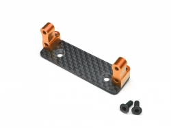 Boom Racing Axial Wraith Aluminum Servo Mount   Orange