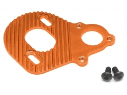 Boom Racing Axial Wraith Aluminum Motor Plate w/heat sink   Orange