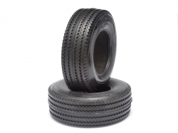 Boom Racing Tamiya 1/14 Truck (1838LS) Rubber Tire For Tractor Truck Wide Version (2) 