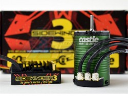 Castle Creations  All SV3 Waterproof 1:10th 12V ESC 1406-7700 Sensored Combo