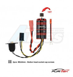 Furitek  All Furitek Unity Pro 3500kv 2-in-1 Micro Foc Brushless System For Fx118/CR-18P-2024