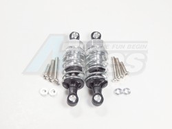 GPM Racing Miscellaneous All 55mm Aluminum Adjustable Shocks 1 Pair For Competition Silver (Silver Springs)