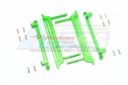 GPM Racing Tamiya CC01 Aluminium Side Steps (Reticulated Pattern) - 16Pcs Set Green