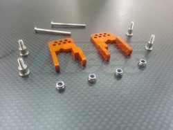 GPM Racing Tamiya CC01 Aluminium Rear Damper Mount With Multiple Holes- 1 Set Orange