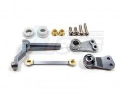 GPM Racing Tamiya CC01 Aluminum Steering Assembly Set Gun Metal