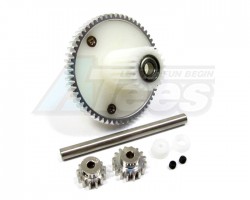 GPM Racing Tamiya CC01 Aluminum Motor Gear Set 4 Pcs Silver
