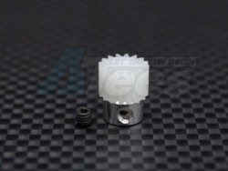 GPM Racing Kyosho Mini Inferno Delrin Motor Gear 15T Silver