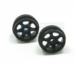 GPM Racing XMods Evolution Touring Delrin Front or Rear Bold Rims 6 Spokes 1Pair Black