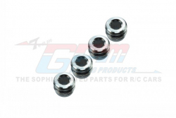 GPM Racing Traxxas 1/16 Mini E-Revo Aluminum Collars With Sealing Rubber Washers For ERV021 - 4 Pcs Set  Silver