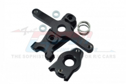 GPM Racing Traxxas 1/16 Mini Slash Aluminum Steering Assembly - 3 Pcs Set Black