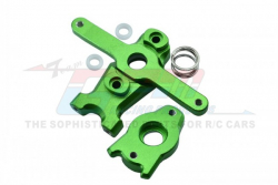 GPM Racing Traxxas 1/16 Mini E-Revo Aluminum Steering Assembly - 3pcs Set   Green