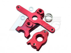 GPM Racing Traxxas 1/16 Mini E-Revo Aluminum Steering Assembly - 3 Pcs Set Red