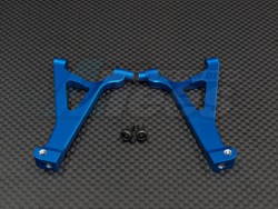 GPM Racing Traxxas 1/16 Mini E-Revo Aluminum Front Upper Arm - 1 Pair Set  Blue