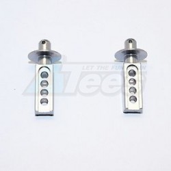 GPM Racing Traxxas 1/16 Mini E-Revo Aluminum Front Body Post - 1pr  Gun Metal