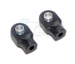 GPM Racing Traxxas 1/16 Mini Slash Nylon Ball Ends With Balls For ERV348 - 1 Pair Set Black