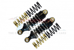 GPM Racing Traxxas 1/16 Mini Slash Aluminum Front/rear Adjustable Spring Damper (1.2mm 1.3mm & 1.4mm Coil Springs) With Aluminum Ball Ends - 1pr Set  Black
