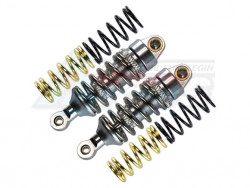 GPM Racing Traxxas 1/16 Mini E-Revo Aluminum Front/rear Adjustable Spring Damper (1.2mm 1.3mm & 1.4mm Coil Springs) With Aluminum Ball Ends - 1pr Set  Silver