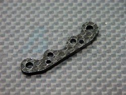 GPM Racing Kyosho Mini Inferno Graphite Front Arm Plate For Rear Gear Box - 1 Piece Black