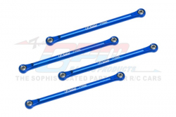 GPM Racing Team Losi 1/18 Mini LMT Aluminum 7075 Lower 4-Link Bar Set Blue