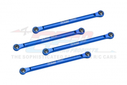 GPM Racing Team Losi 1/18 Mini LMT Aluminum 7075 Upper 4-Link Bar Set Blue