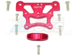 GPM Racing Arrma Kraton 6S BLX Aluminium Front Top Plate for 106005/106015/106018/106040T1 - 9Pc Set Red