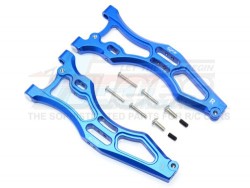GPM Racing Arrma Kraton 6S BLX Aluminium Front Lower Arms for 106005/106015/106018/106040T1 -10Pc Set Blue