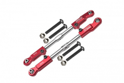 GPM Racing Arrma Kraton 6S BLX Aluminium 7075-T6 + Stainless Steel Rear Camber Links Red
