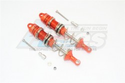 GPM Racing Arrma Kraton 6S BLX Aluminium Front Double Section Spring Dampers 115MM (For 106005/106015/106018/ARA106040T1) - 10Pcs Set Orange