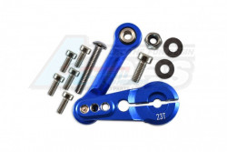 GPM Racing Arrma Kraton 6S BLX Aluminium 7075 23T Servo Horn - 3Pcs Set Blue