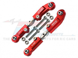 GPM Racing Arrma Kraton 6S BLX Aluminium 7075-T6+Stainless Steel Adjustable Front Steering Tie Rod Red