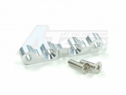 GPM Racing Kyosho Mini Inferno ST Aluminum Rear Arm Bulk For Front Gear Box With Screws - 1pc Set Silver