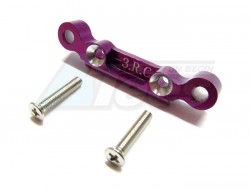 GPM Racing Kyosho Mini Inferno ST Aluminum Rear Arm Bulk (3 Deg) For Rear Gear Box With Screws - 1pc Set Purple
