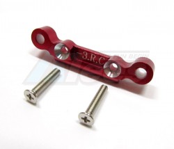 GPM Racing Kyosho Mini Inferno ST Aluminum Rear Arm Bulk (3 Deg) For Rear Gear Box With Screws - 1pc Set Red