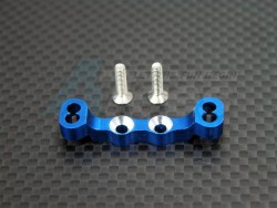 GPM Racing Kyosho Mini Inferno 09 Aluminum Rear Upper Arm Bulk For Front Gear Box With Screws - 1 Piece Set Blue