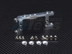 GPM Racing Kyosho Mini Inferno Aluminum Servo Mount With Screws & Shims (for Hitec, Jr Servo) - 1pc Set Silver