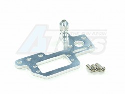 GPM Racing Kyosho Mini Inferno Aluminum Servo Mount Cover With Screws - 1 Piece Set Silver