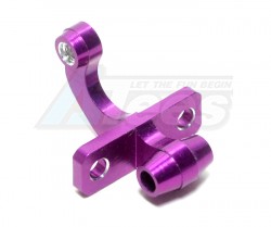 GPM Racing Kyosho Mini Inferno ST Aluminum Rear Gear Box Mount Connector (Linking Tie Rod & Gear Box Mount) - 1Pc Purple