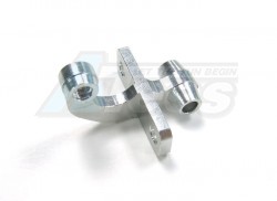 GPM Racing Kyosho Mini Inferno Aluminum Rear Gear Box Mount Connector (Linking Tie Rod & Gear Box Mount) - 1Pc Silver