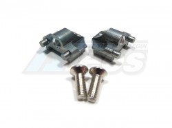GPM Racing Kyosho Mini Inferno Aluminum Battery Holder Mount With Screws - 1Pair Set Gun Metal