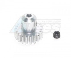 GPM Racing Kyosho Mini-Z AWD Aluminum Motor Gear (21t) With Screw - 1 Piece Set Silver